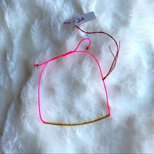 Johnny Was Dainty Bracelet - Pink & Gold